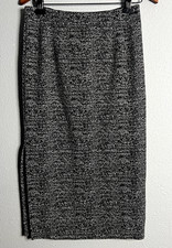 Tahari Womens Size 6 Maxi Skirt Gray Heathered Office Wear Lagenlook Whimsigoth