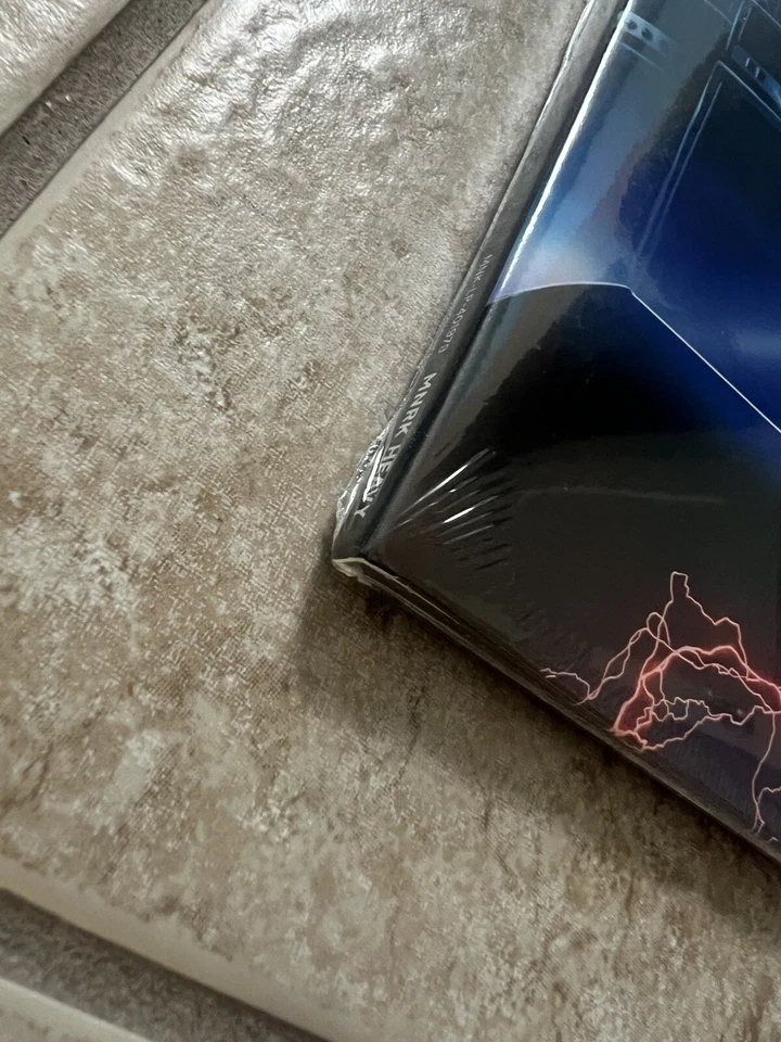 Ace Frehley 10000 Volts Color In Color Blue Red w/ Silver & Black Splatter MNRK - Image 4 of 4