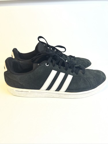 Mens Adidas Cloudfoam Black & White Sneakers Suede Shoes HWI 28Y001 - Size 13 | eBay