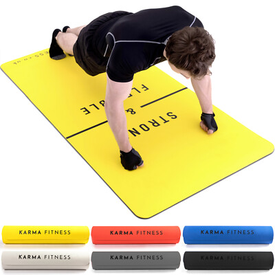 Large Exercise Mat Extra Wide Extra Thick Workout Yoga Mat