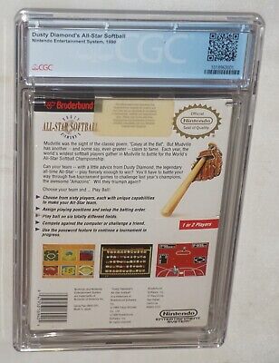Dusty Diamond's All Star Softball (Nintendo NES) CGC 9.4 A+ Dusty Diamond's All Star Softball (Nintendo NES) CGC 9.4 A+