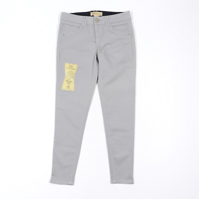 NWT Democracy Straight Jeans Ab Technology Booty Lift Women Size 6 Gray Stretch