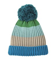 Finkid Pudelmütze Bommelmütze knitwear blau grün Mütze Pompula Größe 2-12 Jahre