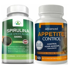 Spirulina Algae Immune Health & Appetite Control Helps Weight Loss Supplements