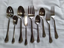 ELLINGTON Pfaltzgraff Glossy meat salad dinner fork soup serving teaspoon CHOICE