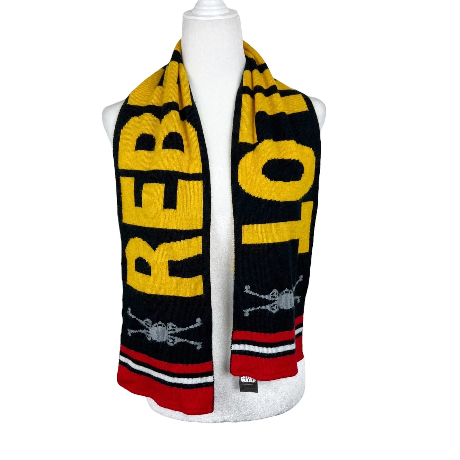 Star Wars Scarf Rebel Pilot X-Wing Fighter Knit Winter Neck Warmer Lucas Film
Opens in a new window 