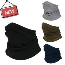Winter Neck Warmer Fleece Windproof Face Mask Cover Cold Weather for Cycling