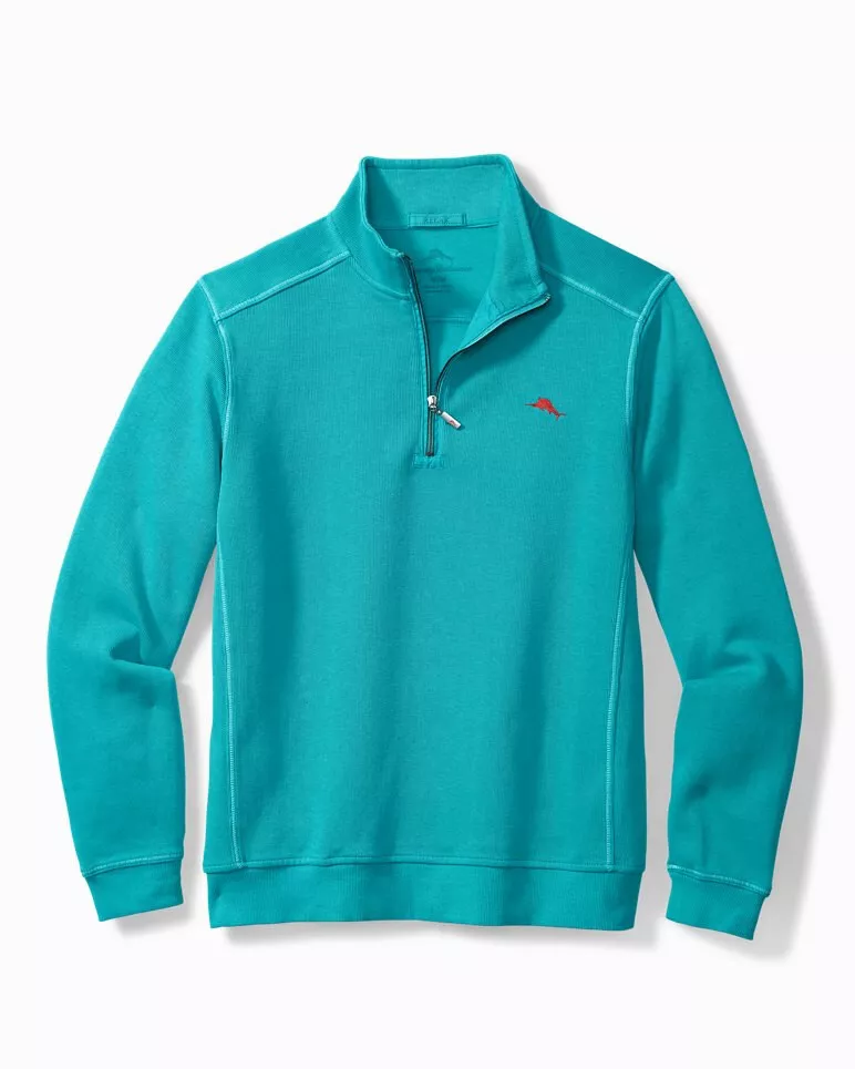 Tommy bahama antigua half zip sweatshirt cheap