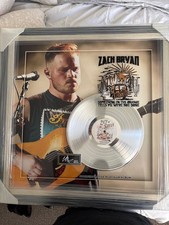 Zach Bryan Something in the Orange Framed Platinum Record Display Memorabilia