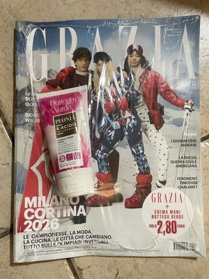 MAGAZIN GRAZIA 23. JANUAR FEBRUAR 2026 GOGGIA MILANO CORTINA TIMOTHÉE CHALAMET