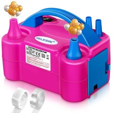 Electric Balloon Pump, Professional Balloon Inflator with 2 Accessories