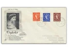 1953 ½d, 1d & 2d Wildings FDC Leicester Square CDS