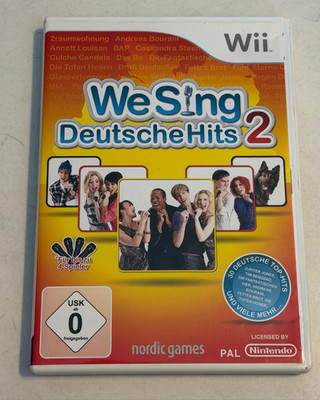 We Sing Deutsche Hits 2 (Nintendo Wii/Wii U) Spiel in OVP