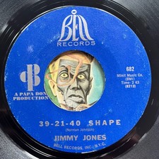 HEAR Jimmy Jones 45 39-21-40 Shape / Personal Property BELL northern soul R&B