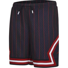 Jordan Dri-Fit Shorts Kids L Black Diamond Drawstring Waist Basketball DSGL855