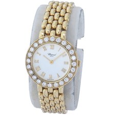 Chopard Damenuhr Gold 1 Karat Diamanten