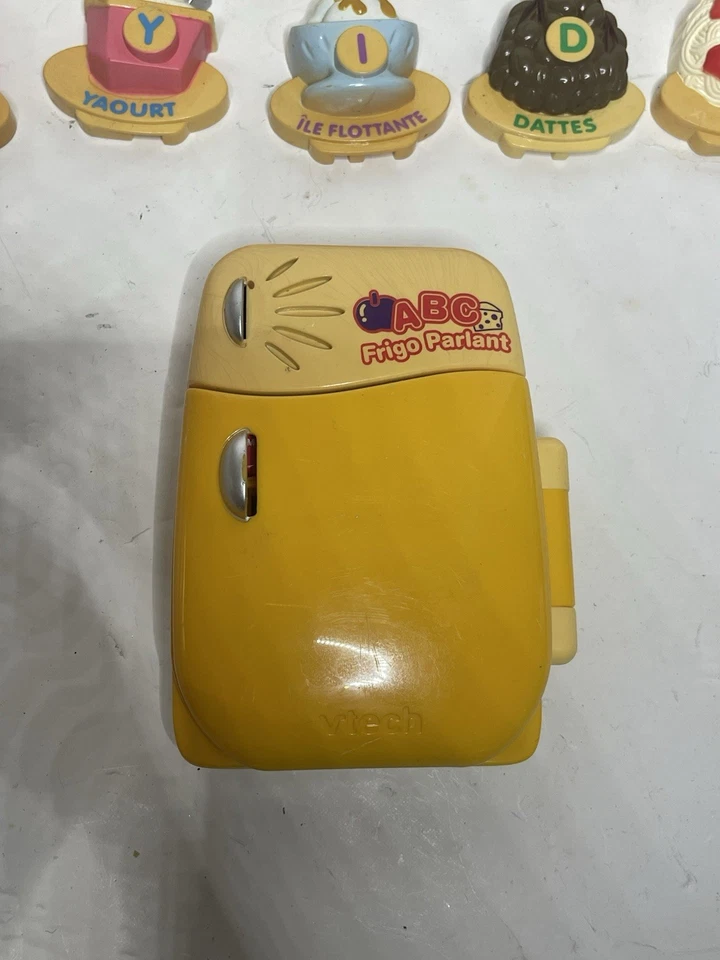 VIDEO FRENCH VTech ABC Frigo Parlant Food Fun Educational Toy Fridge RARE Read - Image 4 of 4