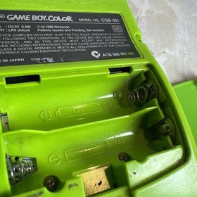 Nintendo Game Boy Color Kiwi Lime Green Handheld Console System Tested & Working