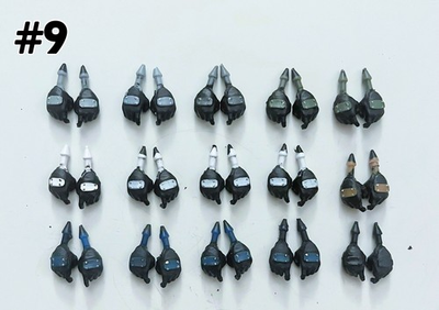 #ad GLOVES LOT #9: 15 Pairs of Marauders Task Force 1:18 Armored Gloved Hands $30.00