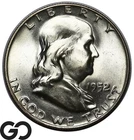 1952 Franklin Half Dollar, Premium Quality Superb Gem BU++