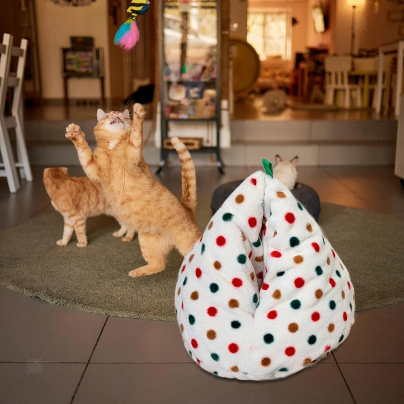 Cat Bed Pet Supplies Convenient Portable Soft Puppy Kennel Cat Sleeping Bed