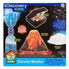 Discovery Extreme Weather STEM Science Kit, At-Home STEM Kits For Kids Age 12...