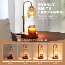 Aromatherapy Melting Wax Lamp Dimmable Night Light Table Candle Warmer Lamp Gift — image 7