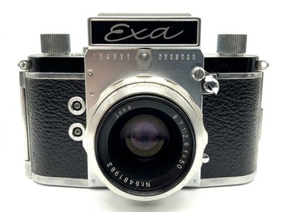 Exa Typ 6 Ihagee Dresden + Carl Zeiss Jena Q1 50mm f/2.8 Kit Set Analog SLR 35mm