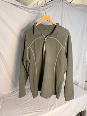 Eddie Bauer Men's Fleece 2XLT Quarter Zip Pullover Jacket