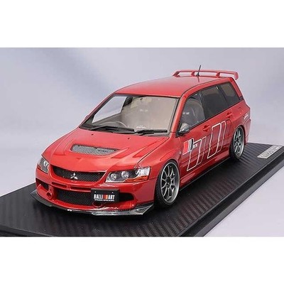 Zündmodell Mitsubishi Lancer Evolution Wagon CT9W rot 1/18