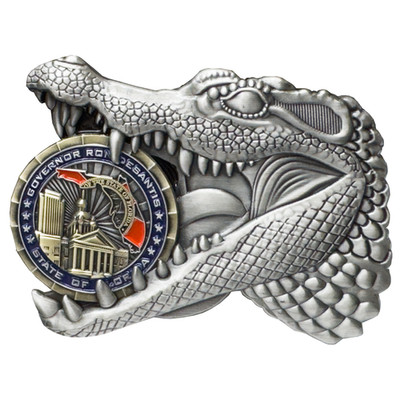 EL18-14 Florida Governor Ron DeSantis Alligator Alcatraz FWC FDLE FHP Challenge