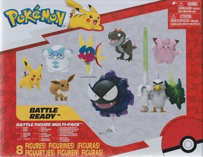 Pokemon Battle Figur Multipack inkl. 8 Actionfiguren Pikachu Eevee Tyrunt Neu