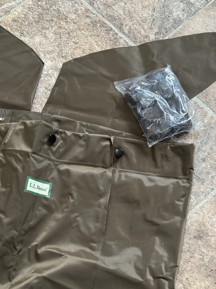 New L.L. BEAN Chest Waders Fly Fishing Boot Foot Men’s XL Overalls Vintage USA - Image 3 of 4