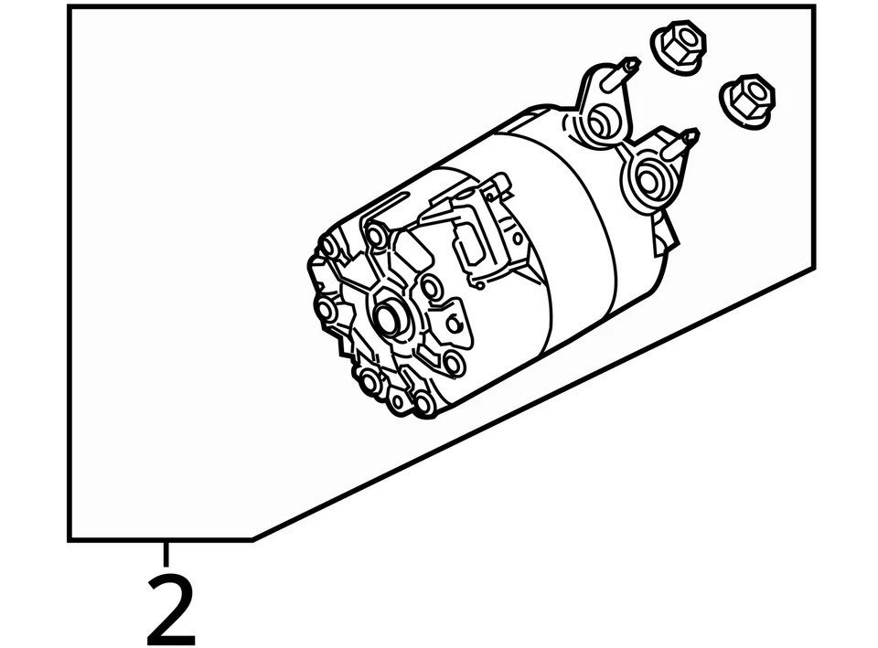Ford Focus 2014 compresor de aire acondicionado 2,0 L VIN 2 usado 87 k millas pieza OEM C25723 Foto 4 de 4