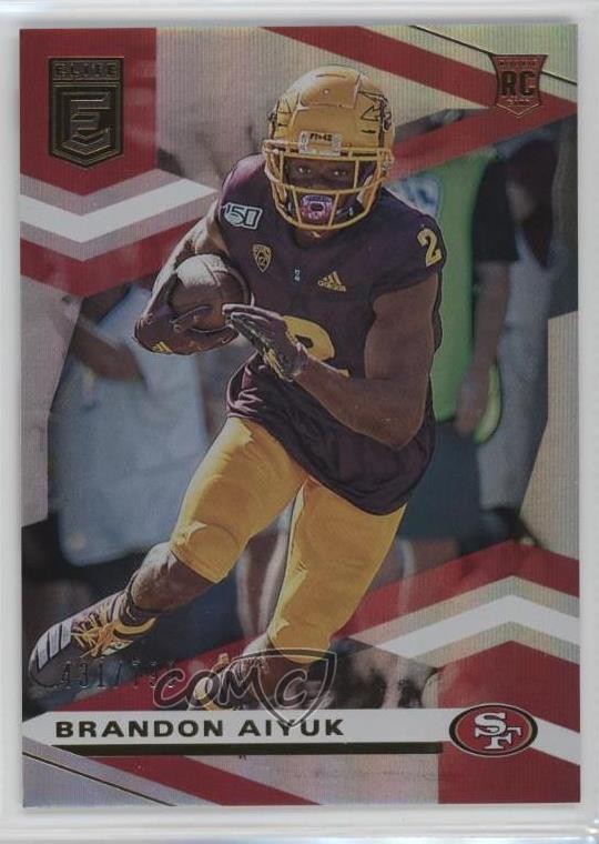 2020 Panini Donruss Elite Rookies 431/799 Brandon Aiyuk #122 1m22
