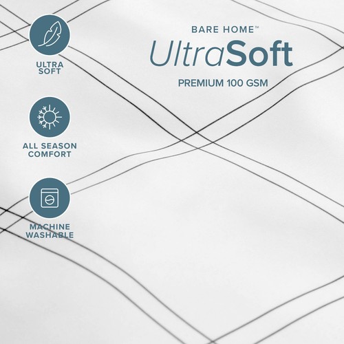 Bare Home 1800 Ultra-Soft Sheet Set Prints - Deep Pockets - Bild 3 von 126
