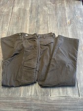 2 Ariat Work Rebar M4 Pants Mens 34x30 Relaxed Straight Gray