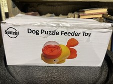 Slow Feeder Puzzle for Dogs Duck Shape Dog Treat Dispenser Toy Puppies