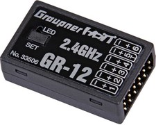 Graupner GR-12 2,4GHZ HOTT 6K EMPFÄNGER / 33506
