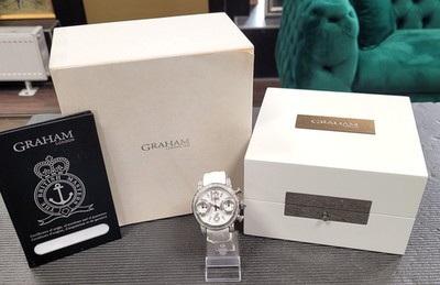 Graham Swordfish Chronograph ''The British Masters'' Stahl Ref. 2SWFS - Limitiert
