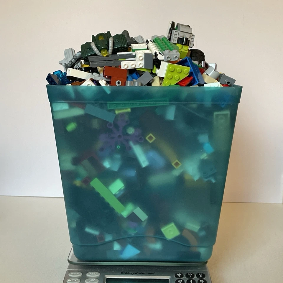 Lote de casi 5 libras de ladrillos de construcción LEGO bloques a granel aleatorios placas piezas Foto 4 de 4