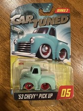 Mga Car Tuned - 53 Chevy Pickup Truck Blue Series 2 Card 05 Mga Car Tuned - 53 Chevy Pickup Truck Blue Series 2 Card 05