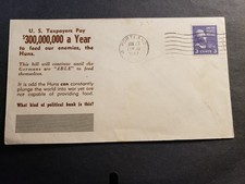 LINTO HUNS FOOD Cachet 1947 Postal History Cover PORTLAND, OREGON