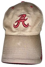 Cap University Alabama Crimson Tide Hat Beige Adjustable Preowned