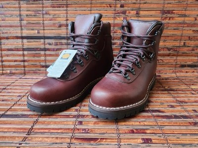NEW ALICO SUMMIT LEATHER HIKING BOOTS Men's Size 7.5 M Made In Italy Vibram