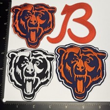 Chicago Bears Bear Iron/Sew On Embroidered Patch