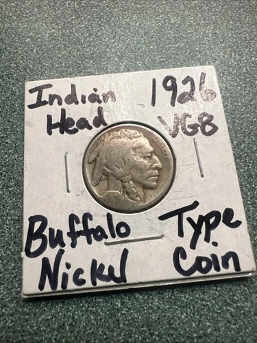 1926 Buffalo Nickel • V Grade • Full Rims • Nice Original Circulated Coin