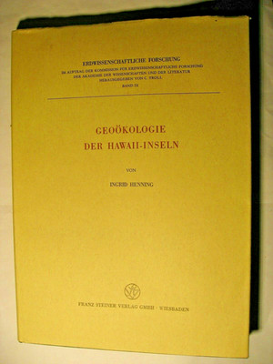 **Geoökologie der Hawaii-Inseln, Ingrid Henning, Franz Steiner**