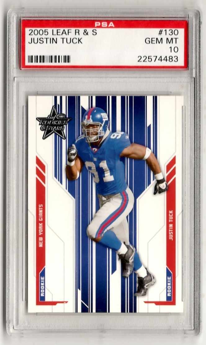 Justin Tuck Leaf R & S #130 Base