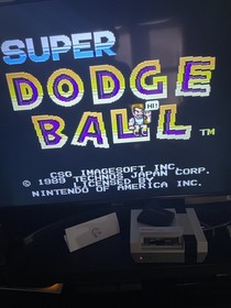 Super Dodge Ball NES Nintendo Cartridge Only TESTED